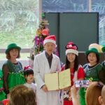 聖誕樂音傳入基隆長庚    舞動聖誕．樂聲傳愛療癒人心