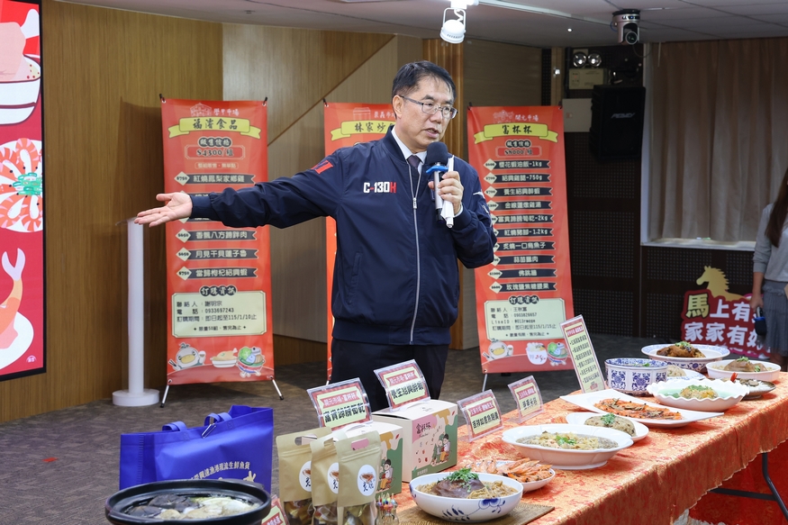 台南馬年市場年菜開跑 黃偉哲推出「一馬當鮮，佳餚滿筵」迎2026新春
