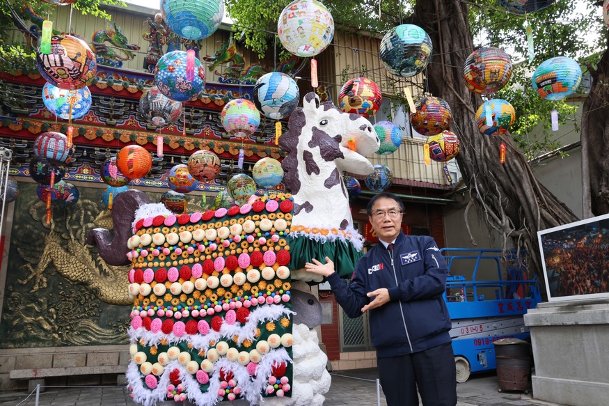 府城普濟燈會2/12璀璨登場  黃偉哲：走進台南領略國際級燈會文化之美