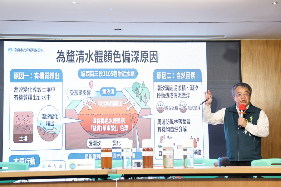 駁斥城西掩埋場排放黑水不實指控 南市府環保局以科學數據澄清真相